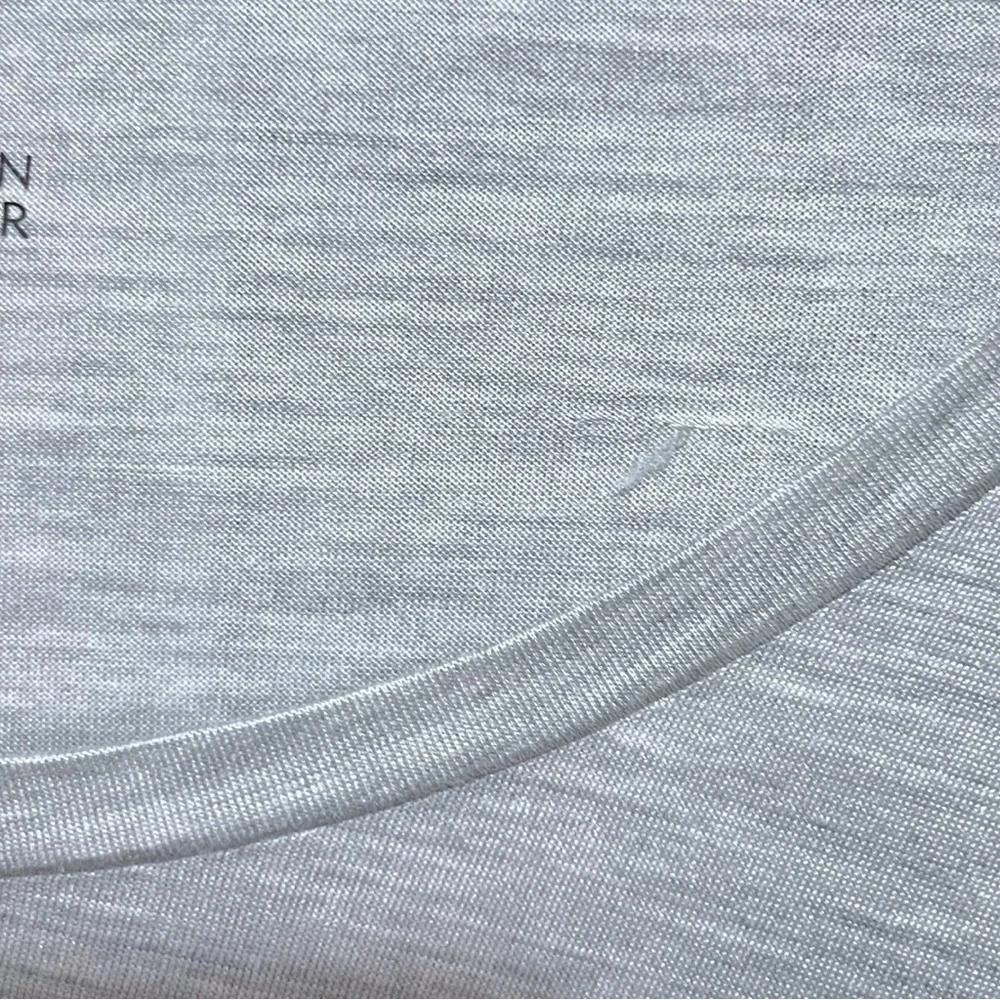 Eileen Fisher Silk Cotton Blend 3/4 Sleeve Tee Large - Picture 6 of 6